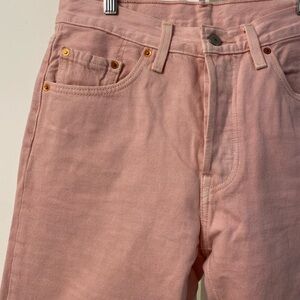 Blush Pink Denim Pants